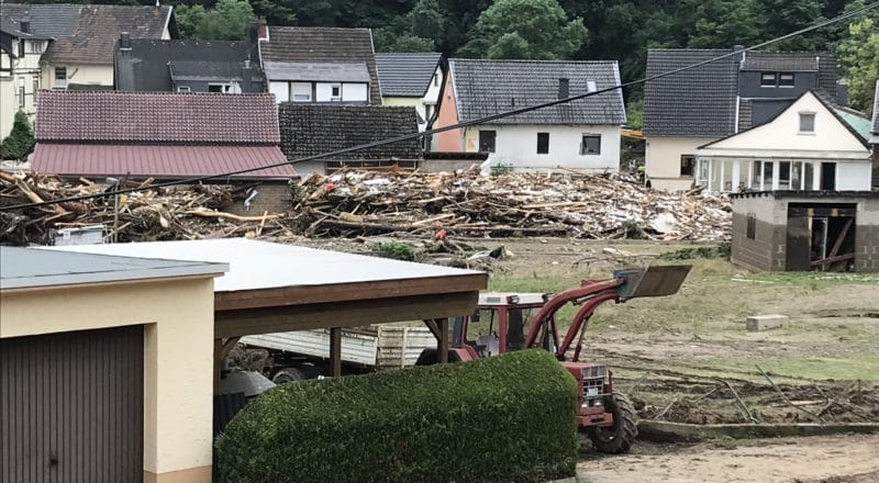 Hochwasser Ahrweiler am 16.06.21 in Schuld